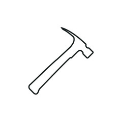 hammer icon. Vector illustration