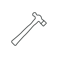 hammer icon. Vector illustration