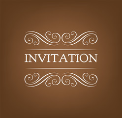 Vintage elements and page decoration. 