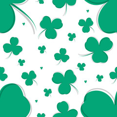 Saint Patrick's day seamless background