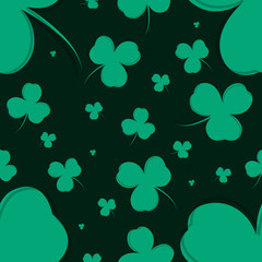 Saint Patrick's day seamless background