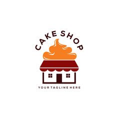 cake shop logo designs concept