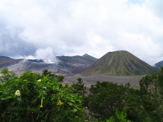 Indonesia. Bromo Volcano.  East Java. Year 2003