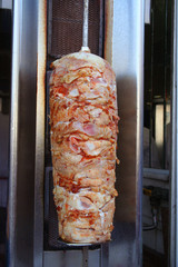 turkish doner  at restaurant