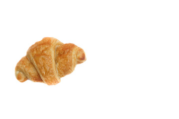 Croissant isolated on white background