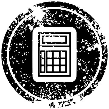 recommend clip art: math calculator distressed icon