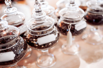 photo of degustation tea in the store