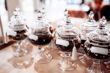 photo of degustation tea in the store