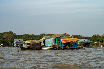 Floating village, Cambodia, Tonle Sap, Koh Rong island.
