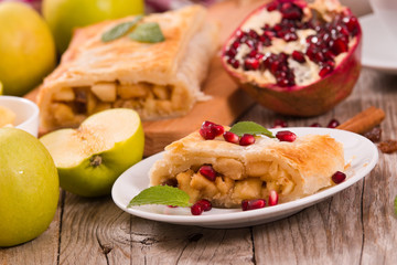 Apple strudel.