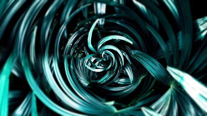 tropical glowing leaves.