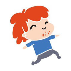 cartoon kawaii boy with stubble