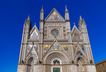 Duomo Cathedral of Orvieto in Italy