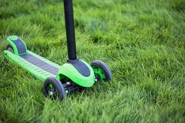 Fototapeta premium Three-wheeled scooter