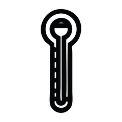 glass thermometer icon