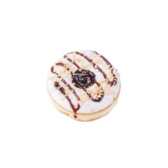 donut or donut with concept on a background.
