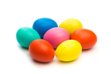 easter eggs isolated