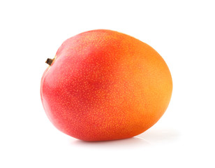 Tasty mango fruit on white background