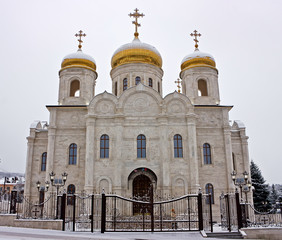 Fototapeta na wymiar Cathedral of Christ the Savior,Pyatigorsk.