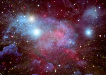 galaxy in a free space