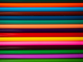 bright colored pencils