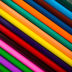 bright colored pencils