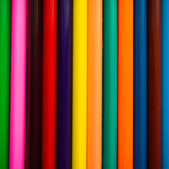 bright colored pencils