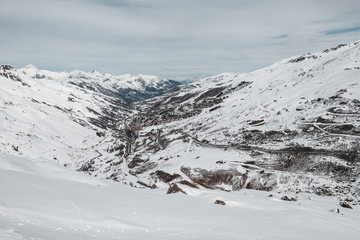 Fototapeta na wymiar Alps in winter, Europe