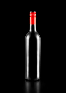 bottle, wine, black background, copy space, suite, alcohol, winery, export,