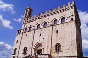 Fototapeta na wymiar Consoli Palace, Gubbio, Umbria, Italy