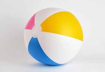 Beach ball with clipping path 
