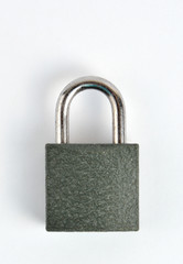 Fototapeta premium padlock on white background