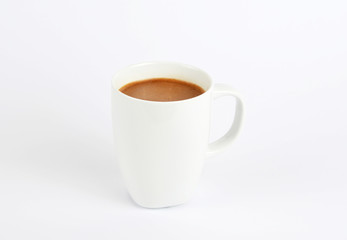cup of coffee isolated on white background