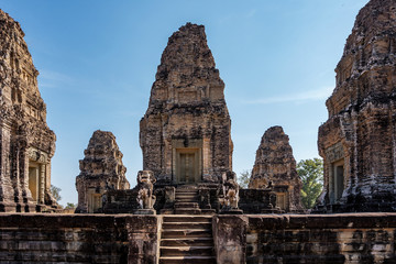 East Mebon temple in the Angkor Wat complex in Siem Reap, Cambodia.