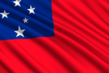 waving flag background