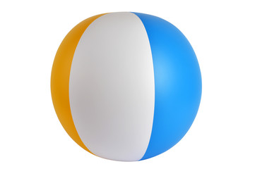 Beach ball with clipping path