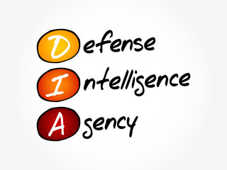 DIA - Defense Intelligence Agency acronym, concept background