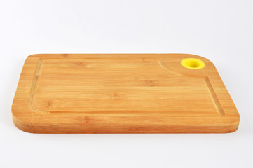 cutting board isolated on white background