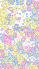 Colorful Vector Realistic Petals Falling on Transparent Background.  Spring Romantic Flowers Illustration. Flying Petals. Sakura Spa Design. Blossom Confetti. Design Elements for Wedding Decoration.