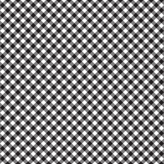 Black and white fabric texture. Vector illustration.