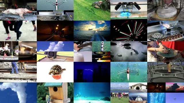 Television Production Technologies Concept as a Video Wall Background, 4K video