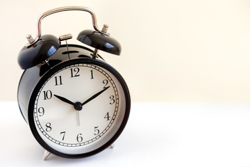 Classic alarm clock, concept of time, being on time, reminder