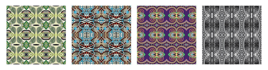 seamless geometry vintage pattern, ethnic style ornamental background