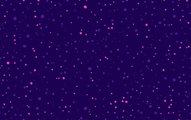 Obraz premium Seamless dot pattern in purple. Randomly disposed spots. Dots background.