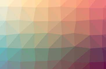 Illustration of abstract Orange horizontal low poly background. Beautiful polygon design pattern.