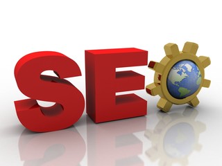 seo concept 3d illustration