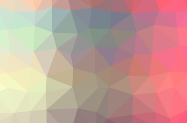 Obraz premium Illustration of abstract Red horizontal low poly background. Beautiful polygon design pattern.