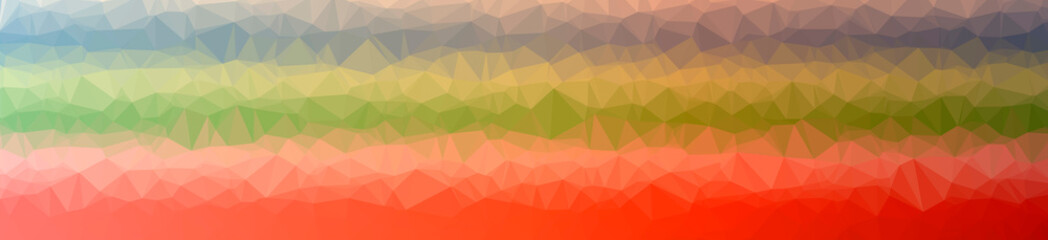 Illustration of abstract Red, Yellow banner low poly background. Beautiful polygon design pattern.