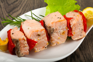 Salmon Skewer
