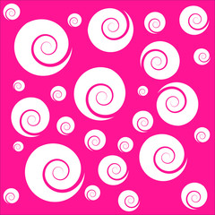 Abstract background with curly in rotation. Vector illustration